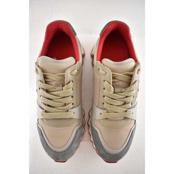 Christian Louboutin Nastroshark Donna Flat Saharienne Platform Lowtop Sneaker 38 - Picture 9 of 14